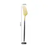 Estilo ins Juego de Vajilla Portuguesa de Acero Inoxidable Cuchillo, Tenedor y Cuchara para Comida Occidental Palillos Chapado en Titanio Dorado Juego de Vajilla de Regalo