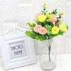 Flores Falsas Feitas à Mão, Buquês de Flores Artificiais, Botões de Hibisco, Enfeites Artesanais para Hotel, Casa, Restaurante, Atacado para Decoração de Casamento