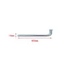 Marcador Galvanizado em L para Ponto de Observação de Assentamento Marca de Observação de Assentamento Marca de Assentamento Prego de Topografia