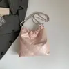 Bolso Cubo Elegante de Gama Alta para Mujer 2026 Verano Nueva Moda Bolso de Hombro con Cadena Bolso Cruzado de Nicho para el Trabajo