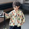 Camisetas de otoño con robots para niños y niñas, nueva colección de otoño 2026, elegantes cárdigans de manga larga para niños