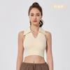 Verano Nuevo Mono Ropa Deportiva Exterior Chaleco Forma I Ropa de Tenis Fitness Top POLO Lasel Top de Yoga