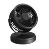 Ventilador Eléctrico de Escritorio para el Hogar Dormitorio Oficina Escritorio Pantalla Digital Carga Silenciosa Pequeño Ventilador de Circulación de Aire con Movimiento de Cabeza