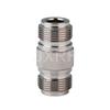 Adaptador coaxial RF N-KK N hembra giratorio hembra L16 de doble paso N hembra doble cabeza tornillo exterior orificio interior N hembra doble cabeza