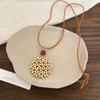 Nuevo Collar Largo de Plumas Estilo Zen Chino para Mujer, Cadena de Suéter Apilada Estilo Étnico Retro, Nuevos Accesorios Bohemios