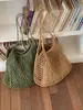 Bolso de Hombro Grande de Paja Tejida Hueca de Nuevo Estilo Verano 2026 para Mujer Bolso Nuevo de Verano 2026