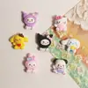 Accesorios de Resina Sanrio de Cuerpo Completo Dibujos Animados Melody Horquilla DIY Adorno para el Cabello Carcasa de Teléfono Móvil Material de Accesorios de Pegamento Cremoso