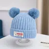 [Forrado] Gorro de Bebé Otoño e Invierno Lindo Súper Lindo Lana de Bebé Cálido Protección para Orejas Tejido para Bebé Invierno
