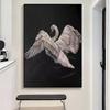 Pintura Decorativa Estilo Moderno Simple Medio Antiguo Cisne Blanco de Alto Nivel Entrada Recibidor Sala de Estar Dormitorio Fondo Sofá Pintura Colgante