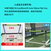 Vallas de seguridad blandas para entrenamiento de atletismo, competiciones escolares de atletismo, altura ajustable, vallas desmontables y desconectables