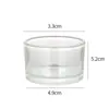 Copo de Vela Transfronteiriço Copo de Vela Espesso Simples Copo de Vidro Transparente para Aromaterapia Ornamentos de Fragrância para Casa Suporte de Vela para Ambiente