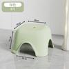 Taburete de baño con respaldo para el hogar, taburete de baño para bebés, silla de plástico grueso, taburete bajo apilado de esquina para baño