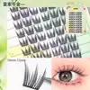 Pegamento para Pestañas Postizas Tipo 10 Filas Gama Completa Gran Capacidad Girasol Zorro Garra de Gato Natural Flor Grande Rizadas Pestañas