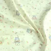 Tejido de Sarga de Algodón Cepillado Otoño e Invierno Pijamas Cálido Pequeño Floral Dibujos Animados Ropa Tela para el Hogar