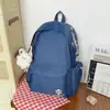 Mochila Escolar Bordada Nueva para Niñas Primavera 2026, Mochila Simple de Gran Capacidad para Campus para Estudiantes de Secundaria y Preparatoria