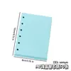 Páginas Interiores en Blanco de Colores A7, Cuaderno Portátil de Aspecto Elegante, Papel de Relleno de Hojas Sueltas, Papel Espesado para Escribir de Estudiante