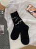 Calcetines Nuevos de Color Blanco Leche de Primavera y Verano para Mujer, Calcetines Holgados Estilo Universitario Japonés, Calcetines JK con Lazo y Volantes