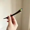 Pasador de Madera Nuevo Estilo Chino Pasador de Pelo Estilo Antiguo Pasador de Pelo para Mujer Alta Calidad Sentido de Suzuki Orquídea Estilo Nacional Combinación Falda de Cara de Caballo Pelo Pasador de Pelo