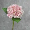 Flor Artificial Hortensia Rota Flor Falsa Boda Hortensia de Alto Grado Diseño de Pared Flor de Mesa Decoración del Hogar Auditorio de Bodas