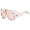 Gafas de sol nuevas para hombre de marco grande europeas y americanas, tendencia personalizada de nicho estilo punk, gafas de sol personalizadas para mujer, tendencia transfronteriza, venta al por mayor