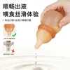 Nueva Mini Biberón de Silicona para Recién Nacidos, Boca Ancha Anticolicos Imitación Leche Materna con Válvula de Aire Inferior, Transfronterizo