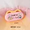 Peine plegable con estampado de conejo de dibujos animados lindo, peine con espejo de alta calidad, peine de peinado todo en uno, pequeño peine portátil apto para viajes