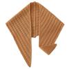 Bufanda Triangular Pequeña Hueca Gouhua de Alta Resistencia Otoño e Invierno 2024 Bufanda Triangular de Cachemir Color Sólido Coreana Bufanda Pequeña Engrosada para Mujer