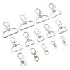 Hebilla de Gancho de Boca de Pez de Aleación al por Mayor en Stock del Fabricante, Mosquetón de Metal para Perro, Llavero de Correa, Ferretería para Joyería, Accesorios para Bolsos