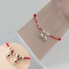 Cuentas de plata S925 Pulsera de campana estilo coreano simple ajustable moda joyería para mujer al por mayor S4920