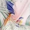 Lenço de Georgette Colorido Fashionável Versátil 50*160 Lenço Longo de Seda de Alta Qualidade Lenço Fino Semelhante à Seda Chiffon