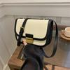 Bolso de diseño de nicho de alta gama para mujer, nuevo bolso bandolera de hombro a juego de moda de 2024, bolso cuadrado pequeño con textura.