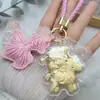 Llavero de Oro Puro 999 "Hazte Rico al Instante", Regalo de Año Nuevo del Año del Caballo, Colgante de Caballo Pequeño, Recuerdo para la Prosperidad Instantánea