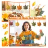 Decoraciones Colgantes de Tela No Tejida para Otoño Acción de Gracias, Decoraciones de Fiesta de Calabaza Hoja de Arce Linda de Fieltro 3D, Venta Directa del Fabricante