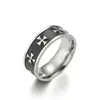 Huayue Amazon Anillo Negro de Acero Inoxidable Antiguo Resistente a la Corrosión Anillo Retro Simple y de Moda para Hombre