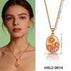 Flor de Perla Popular Transfronteriza Esmalte Acero de Titanio Diseño de Nicho Joyería de Exportación Accesorios de Collar de Gama Alta para Mujeres Verano