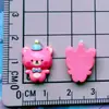Mini Animais de Desenho Animado, Gatos, Macacos, Coelhos, Preguiças, Ursos, Grampos de Cabelo, Fivelas de Sapato, Acessórios de Resina para Roupas