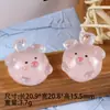 Accesorios 3D de Resina Gorditos de Signos del Zodiaco Luminosos Pegamento Crema para Lazos de Pelo, Llaveros, Colgantes, Adornos al por Mayor