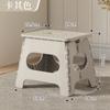Taburete plegable de plástico portátil, apilable, para el hogar, para comedor, ahorra espacio, para baño, banco alto, para exteriores, Mazar