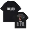 Camiseta Unisex Casual de Algodón Puro con Estampado Gráfico, Talla Europea Transfronteriza, 180g, para Hombres y Mujeres