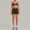 Conjunto de Yoga Nude Otoñal, Conjunto de Entrenamiento Pilates Color Block, Conjunto de Yoga Transpirable Ajustado 4583+9355