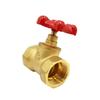 Válvula de Paso de Latón Emeco Accesorios para Tuberías de Agua 1/2 Pulgada 26mm Válvula de Control de Flujo de Agua de Latón Válvula de Latón para el Hogar