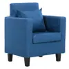 Novo Sofá Individual Pequeno de Couro e Tecido, Elegante e Simples, Poltrona Pequena para Hotel, Escritório, Lan House, Lazer