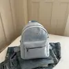 Mochila da Moda com Estampa de Letras para Estudantes Universitários, Nova Coleção Outono 2026 Feminina, Lona de Grande Capacidade para Escola