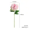 Flores Artificiales de Peonía China Vintage con un Toque de Lujo, Ramos de Flores Falsas Realistas, Flores de Mano de Alta Calidad, Arreglos Florales Artificiales para Sala de Estar