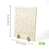 Amazon Tiktok Xiyin Soporte de Madera para Joyería Perchero para Pendientes Collares Soporte para Almacenamiento de Pendientes