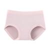 Roupa Íntima Feminina Roupa Íntima Modal Feminina Cintura Média Sem Costura Não Aperta Crotch Antibacteriano de Ácido Polilático Calcinhas Respiráveis para Meninas