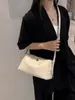 Bolso de Hombro Grande de Cuero de Vaca de Primera Capa, Bolso de Mano de Cuero Genuino Suave, Diseño Sencillo y de Moda, Color Sólido, para Mujer, Estilo Nicho