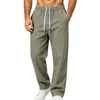 Pantalones Rectos para Hombre Amazon Estilo Europeo y Americano para Exteriores Holgados Simples Deportivos Largos Color Sólido Diarios Transpirables Casuales