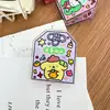 Conjunto de papelaria com tema de desenho animado, incluindo um presente decorativo, um clipe para selar envelopes, um clipe de memorando e um clipe de PP - um item fofo para meninas e estudantes