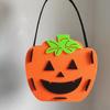 Bolsas de fieltro al por mayor transfronterizas para Halloween, Bolsas de caramelo DIY peculiares para niños, Bolsas de mano de fieltro de calabaza para fiestas navideñas